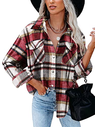 Plaid Print Red