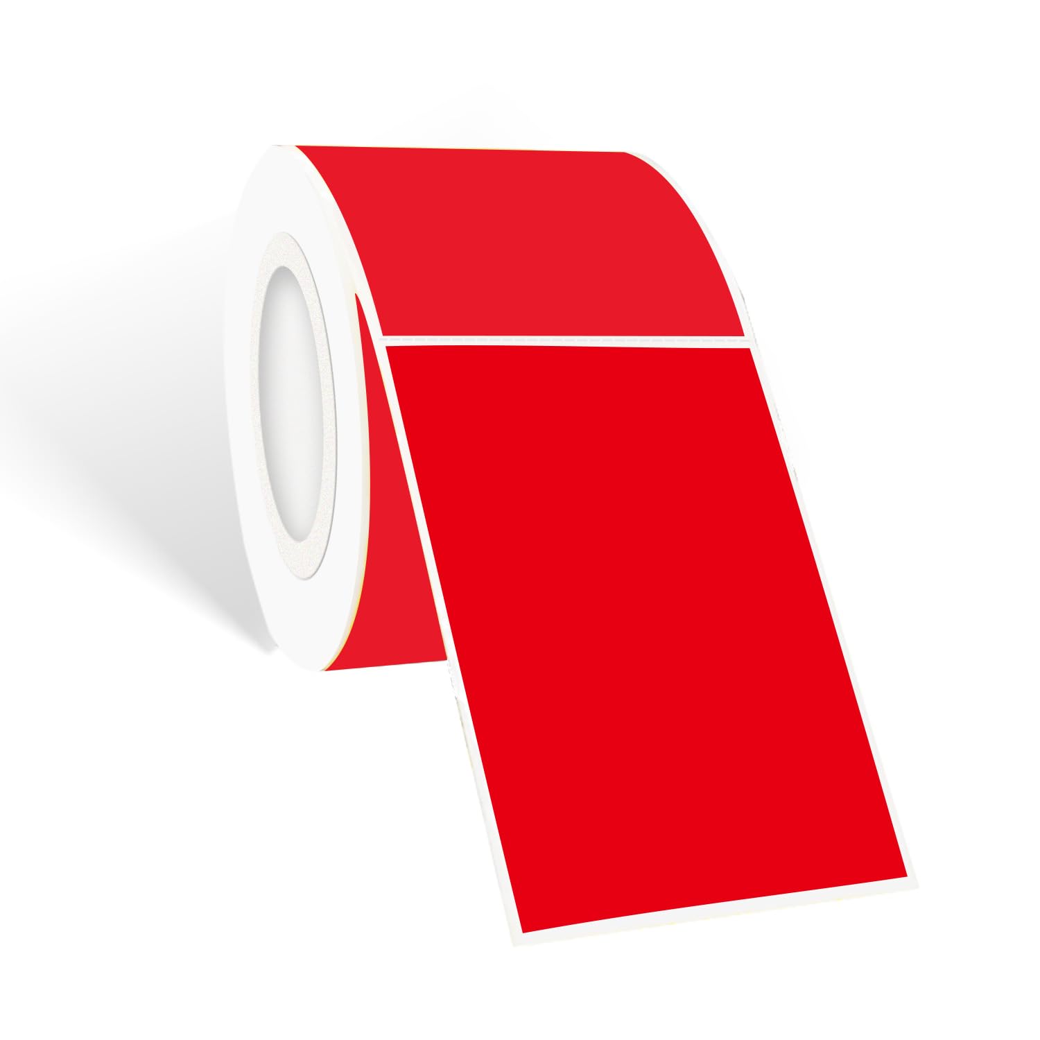 STARLIBOO 3 x 2 Inch Colorful Rectangle Moving Labels - 250Pcs Adhesive Stickers for Garage Sales, Shipping Boxes & Storage Organization (Red) - Perfect for Home Moving, Yard Sales & Package Labeling