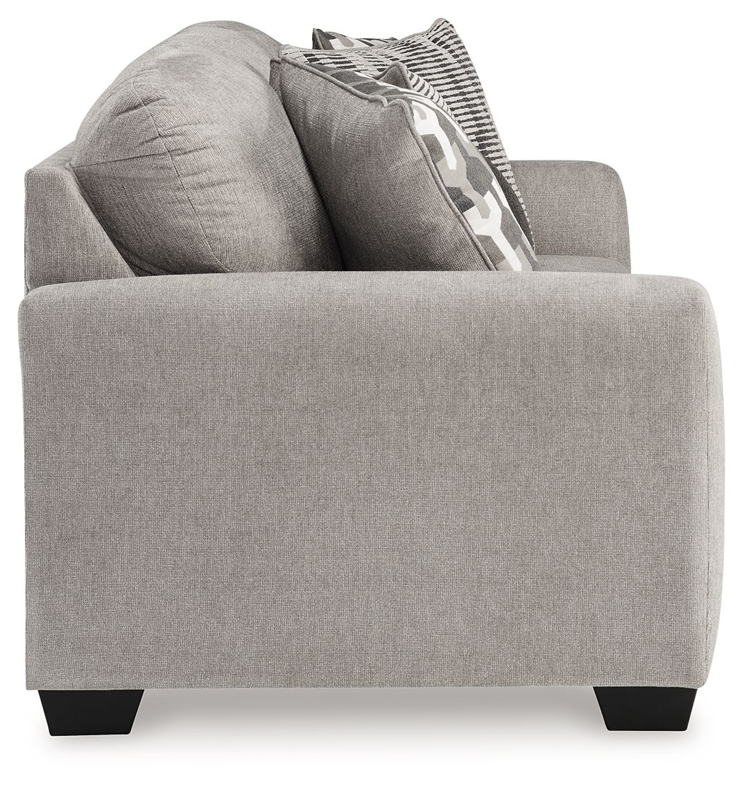 Cozy Avenal Park Flannel Sofa - Soft & Durable Plaid Fabric Couch for Living Room, Family Room, or Office Lounge