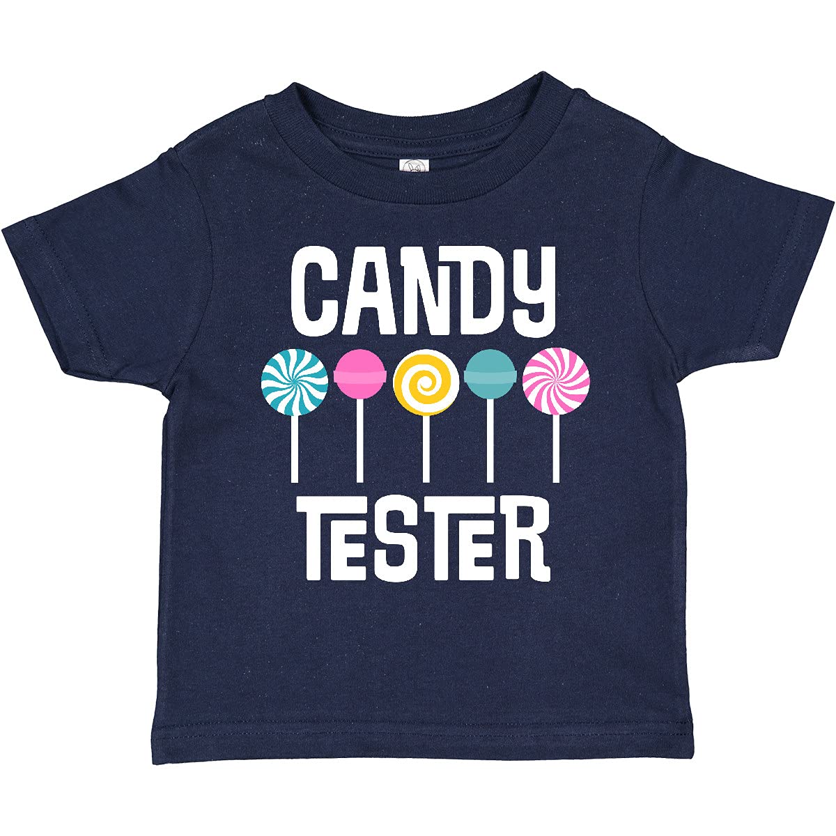 Inktastic Candy Tester Cute Sweets Toddler T-Shirt - Adorable Graphic Tee for Baby Boys & Girls - Soft Cotton Toddler Shirt for Birthday, Photo Shoots & Everyday Play