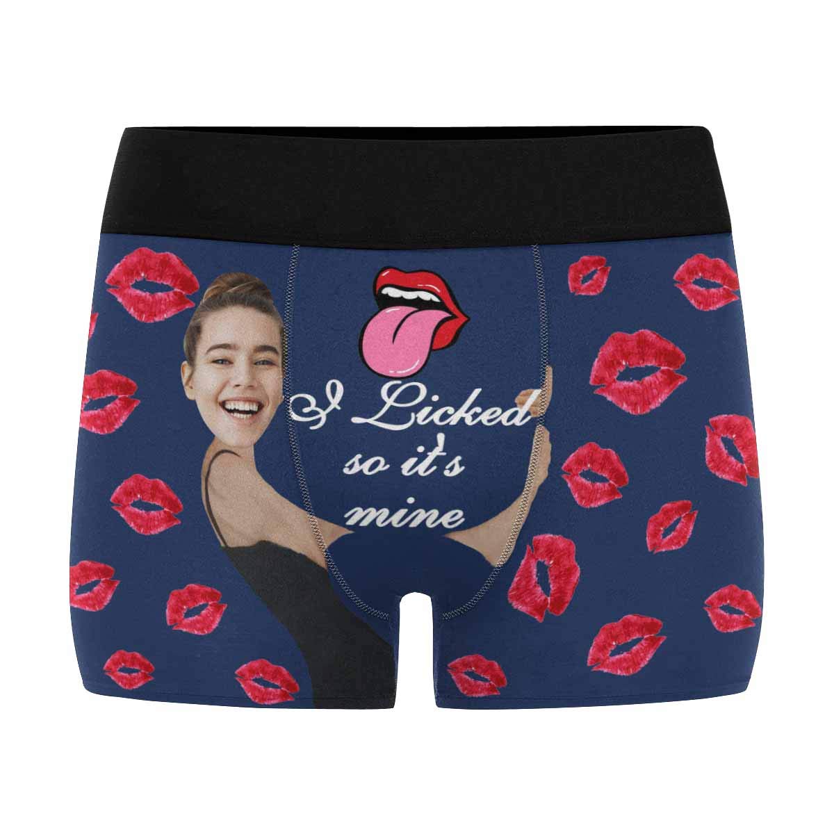 Custom Men's Printed Face Boxer Briefs - Soft Cotton Underwear with Fun Body Prints (XS-5XL) - Perfect for Gifts, Costume Parties & Novelty Loungewear