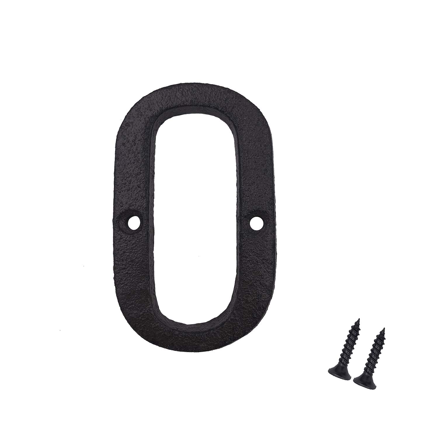 3 Inch Cast Iron House Letters - Durable Mailbox & Home Address Letter O - Perfect for Front Door, Porch, and Garden Decor