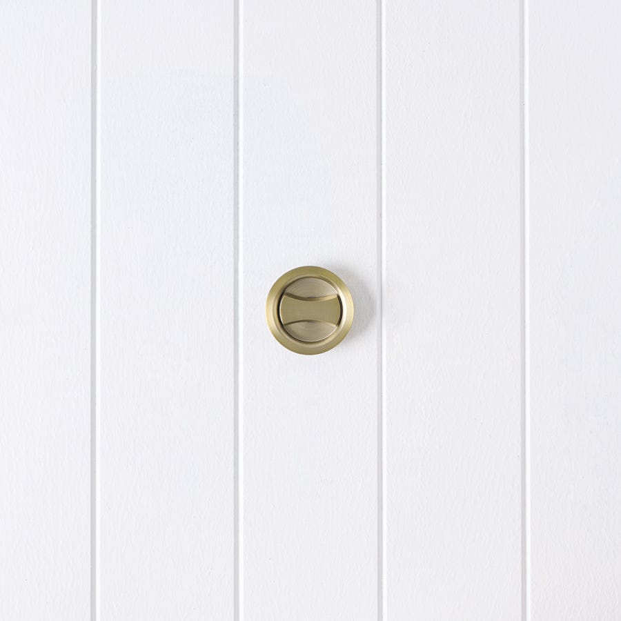 Premium Sliding Door Lock - Brushed Nickel Finish for Enhanced Security | Ideal for Patio, Closet & Bathroom Doors