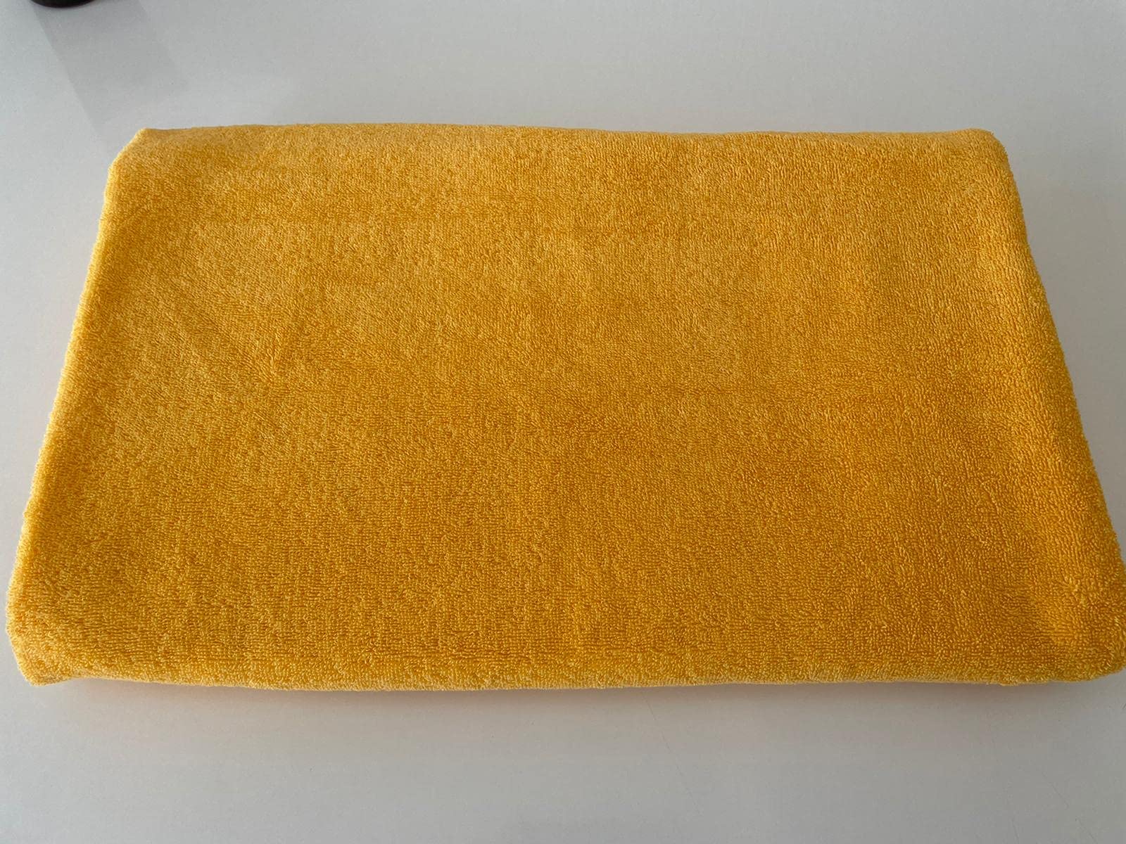 Premium Extra Large Bath Towels Set of 4 - 100% Turkish Cotton 40x80 Inch Oversized Bath Sheets, Ultra Soft & Highly Absorbent (Pumpkin Yellow, 1000g Heavy Weight) - Perfect for Spa, Beach, Gym & Luxury Bathroom Use
