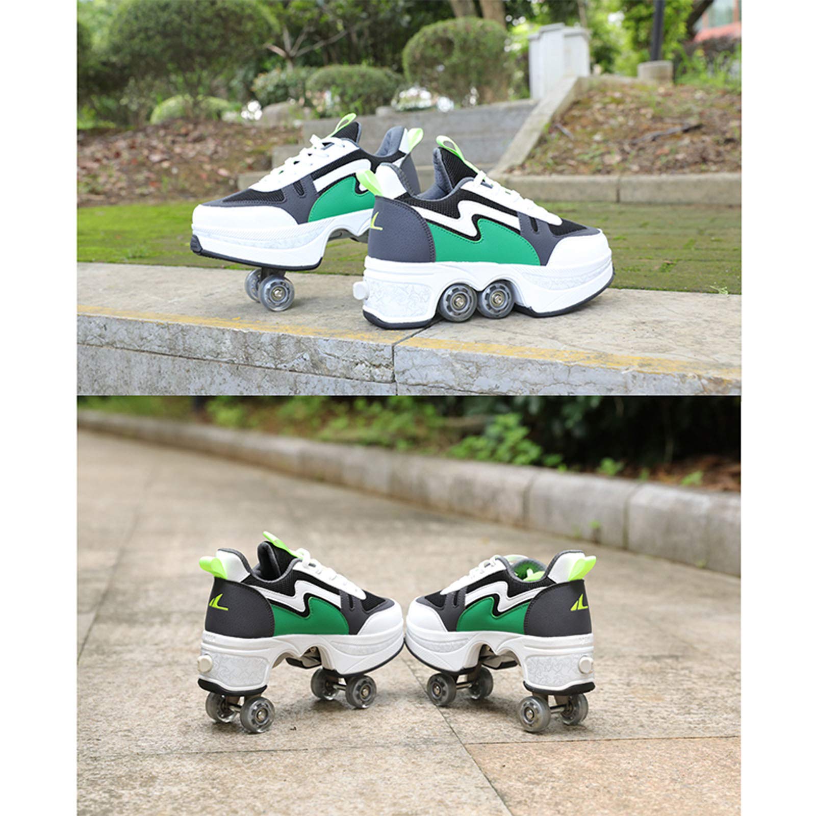 Women's Roller Skates for Adults - Outdoor Quad Roller Shoes with Wheels | Perfect for Fitness, Recreation & Roller Rinks