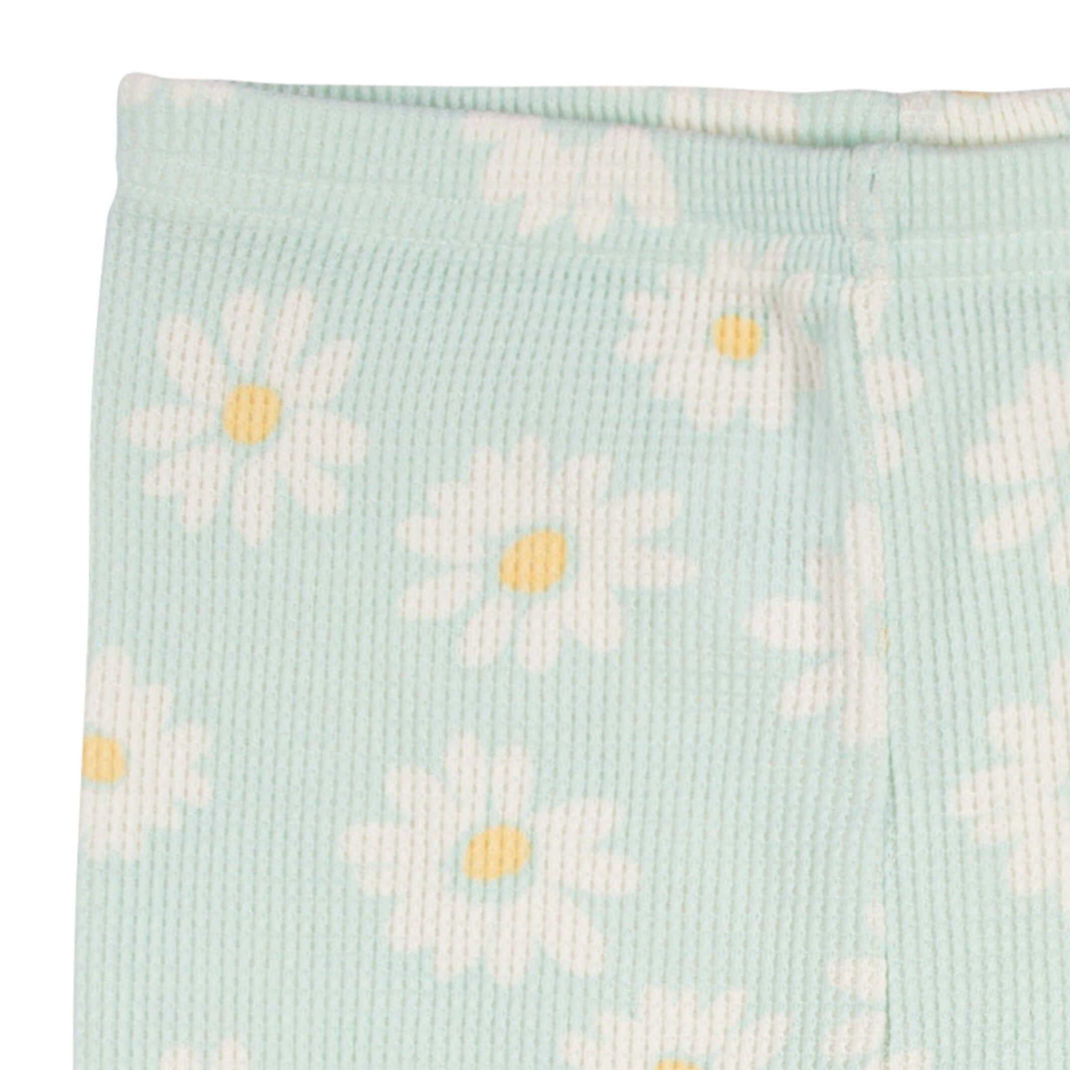 2-Piece Infant & Toddler Girls' Daisies Snug Fit Pajama Set - Soft Cotton Sleepwear for Baby & Toddler - Perfect for Bedtime & Nursery Comfort