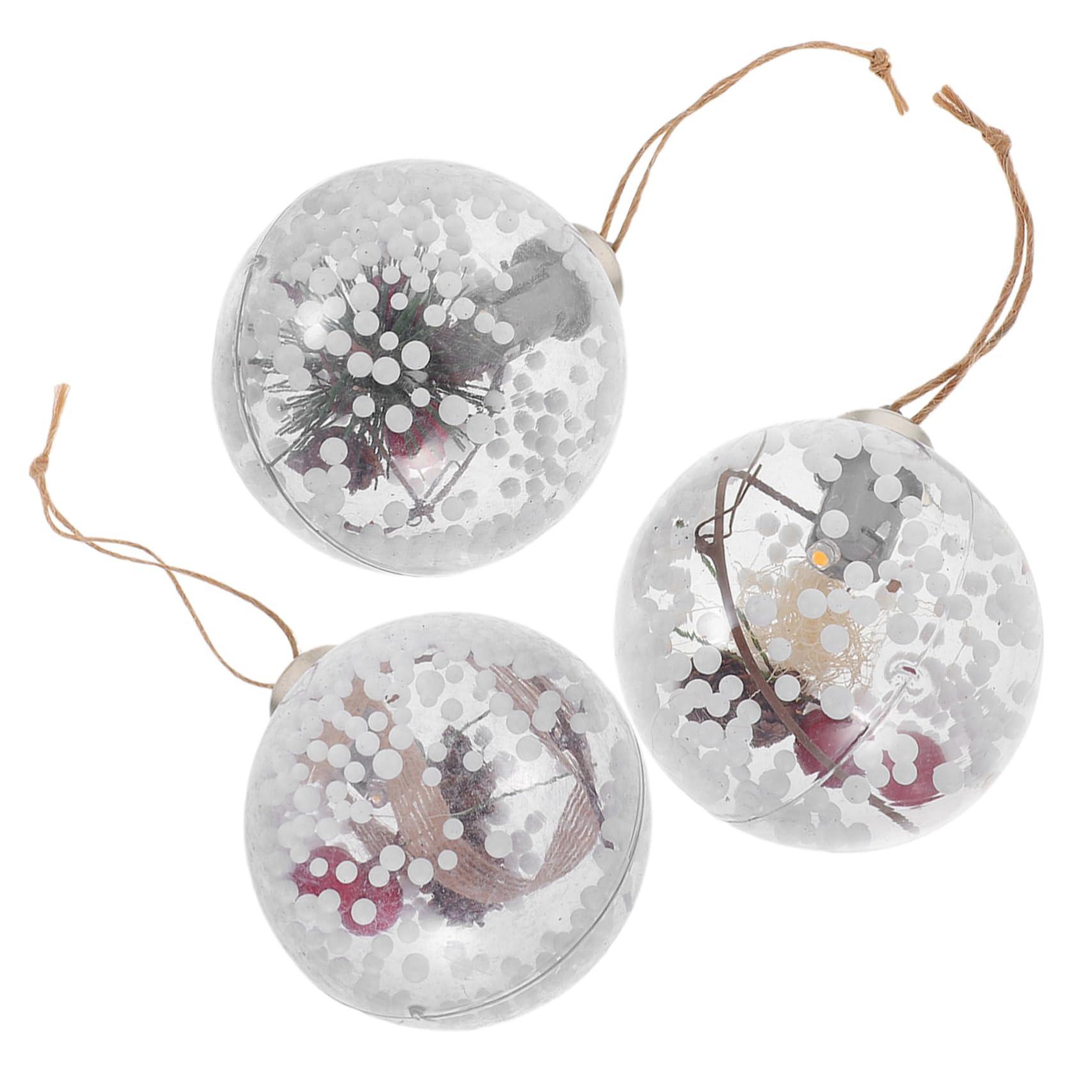 3pcs Vintage String Light Bulbs - Glass Hanging Lights for Indoor/Outdoor Decor, Yard, Patio, Chandelier & Home Decoration | Perfect for Weddings, Parties & Cozy Ambiance