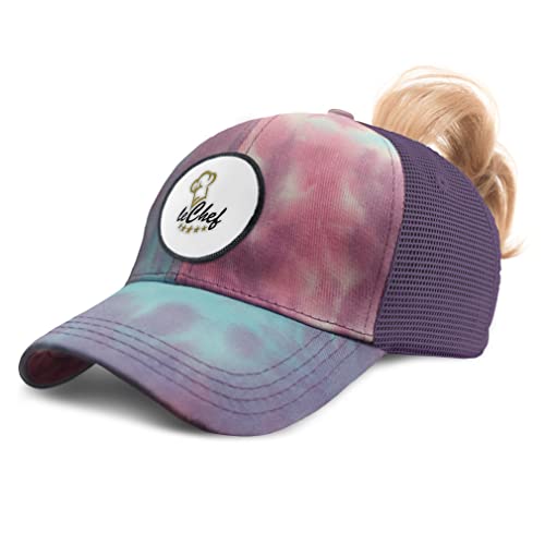 Tie Dye Purple Circle Patch