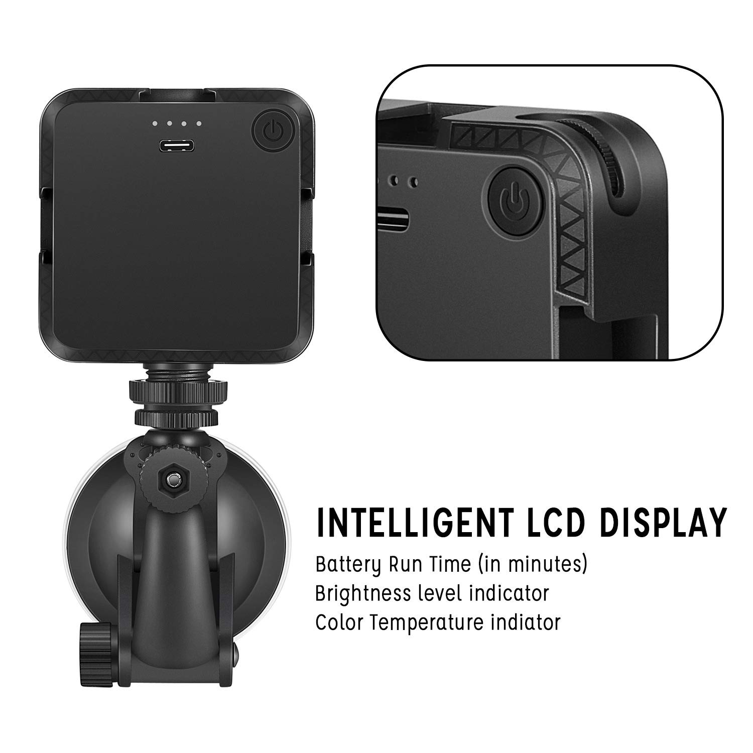 Professional LED Video Conference Lighting Kit - Adjustable Zoom Meeting Light for Laptop, Computer & MacBook - Perfect for Remote Work, Live Streaming & Online Classes (Clip-on Desk Light)