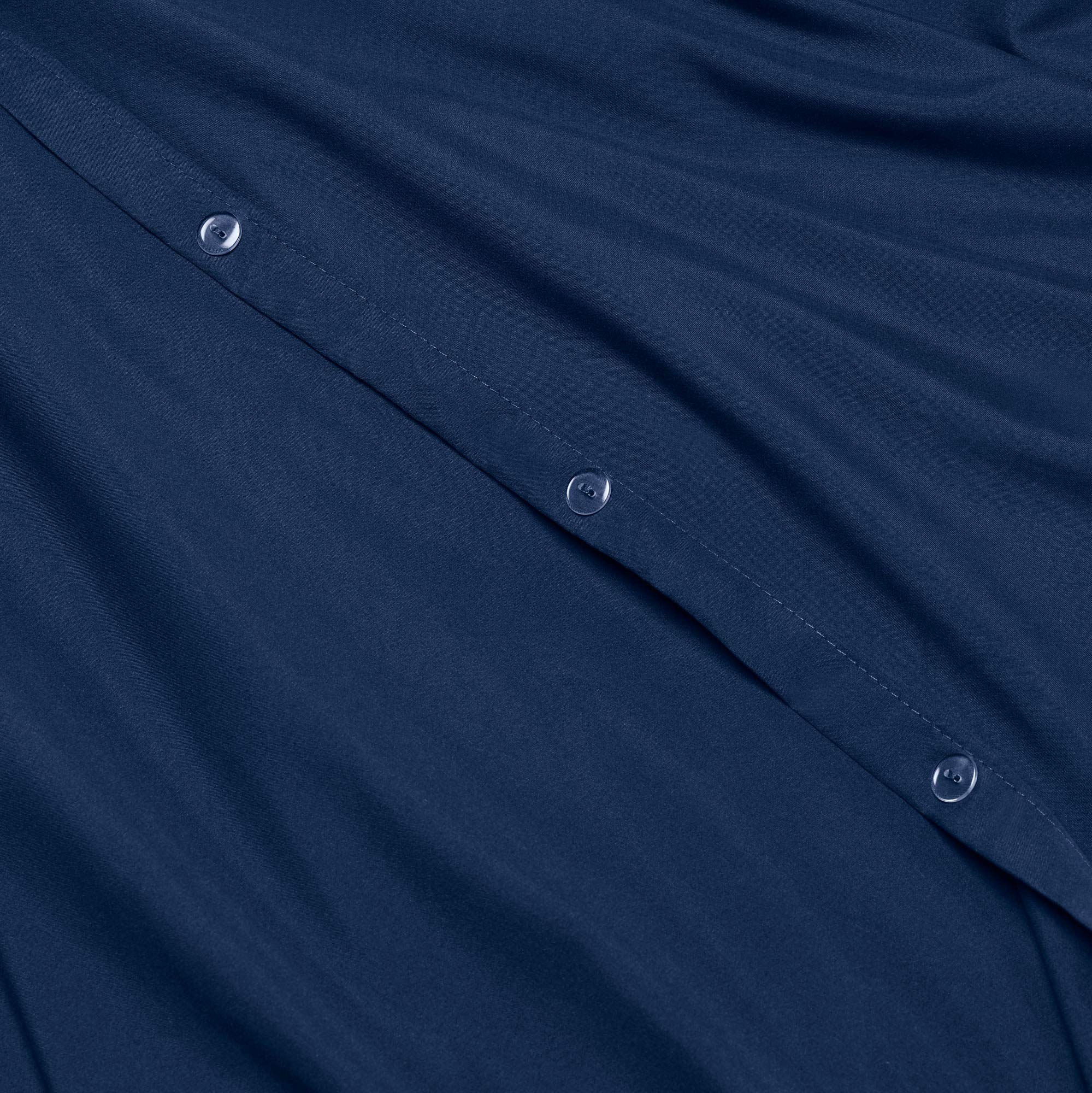 Premium King Size Bedding Set with Comforter - Navy Blue Microfiber Duvet Cover Set Includes Comforter & 2 Pillow Shams - Soft Luxury Bedding for Master Bedroom, Guest Room & Hotel Use