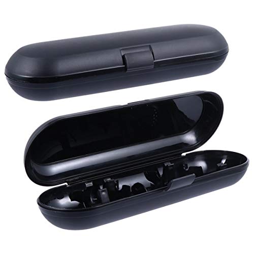 EXCEART 2-Pack Electric Toothbrush Travel Case - Waterproof Toothbrush Storage Box with Cover for Travel, Camping, Gym & Outdoor Toiletries | Compact Travel Size Organizer for Electric Toothbrush Heads & Accessories