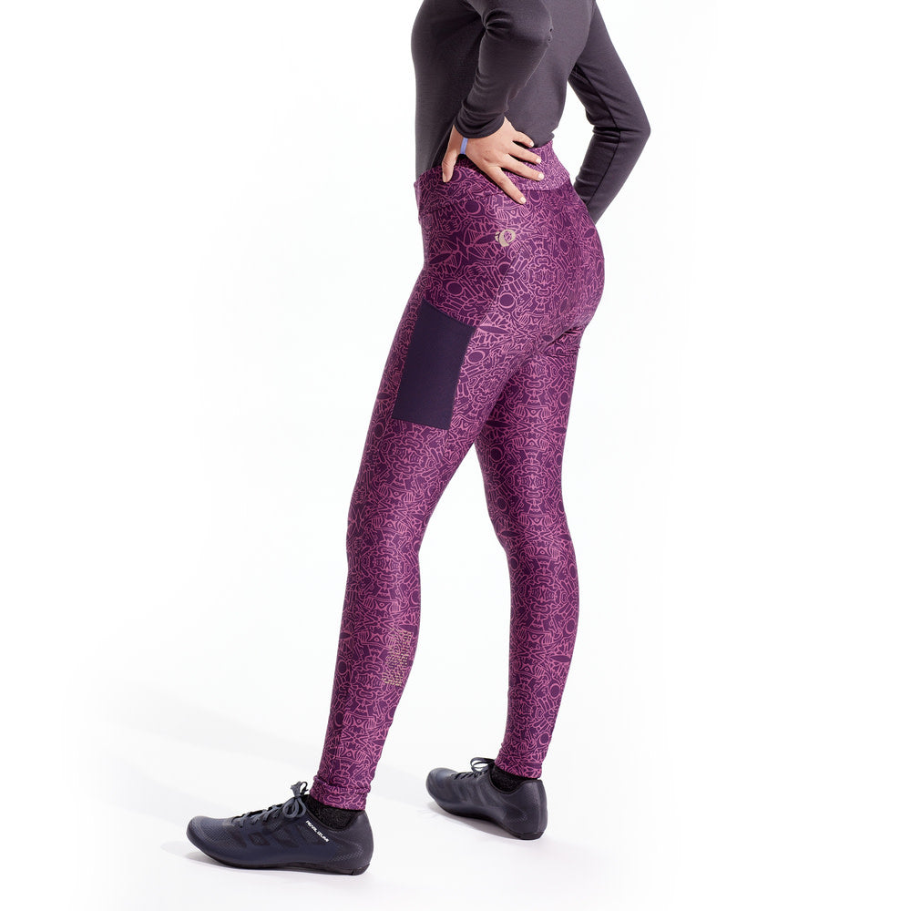 Women's High-Waisted Sugar Thermal Cycling Tights - Winter Running & Yoga Leggings for Cold Weather Workouts