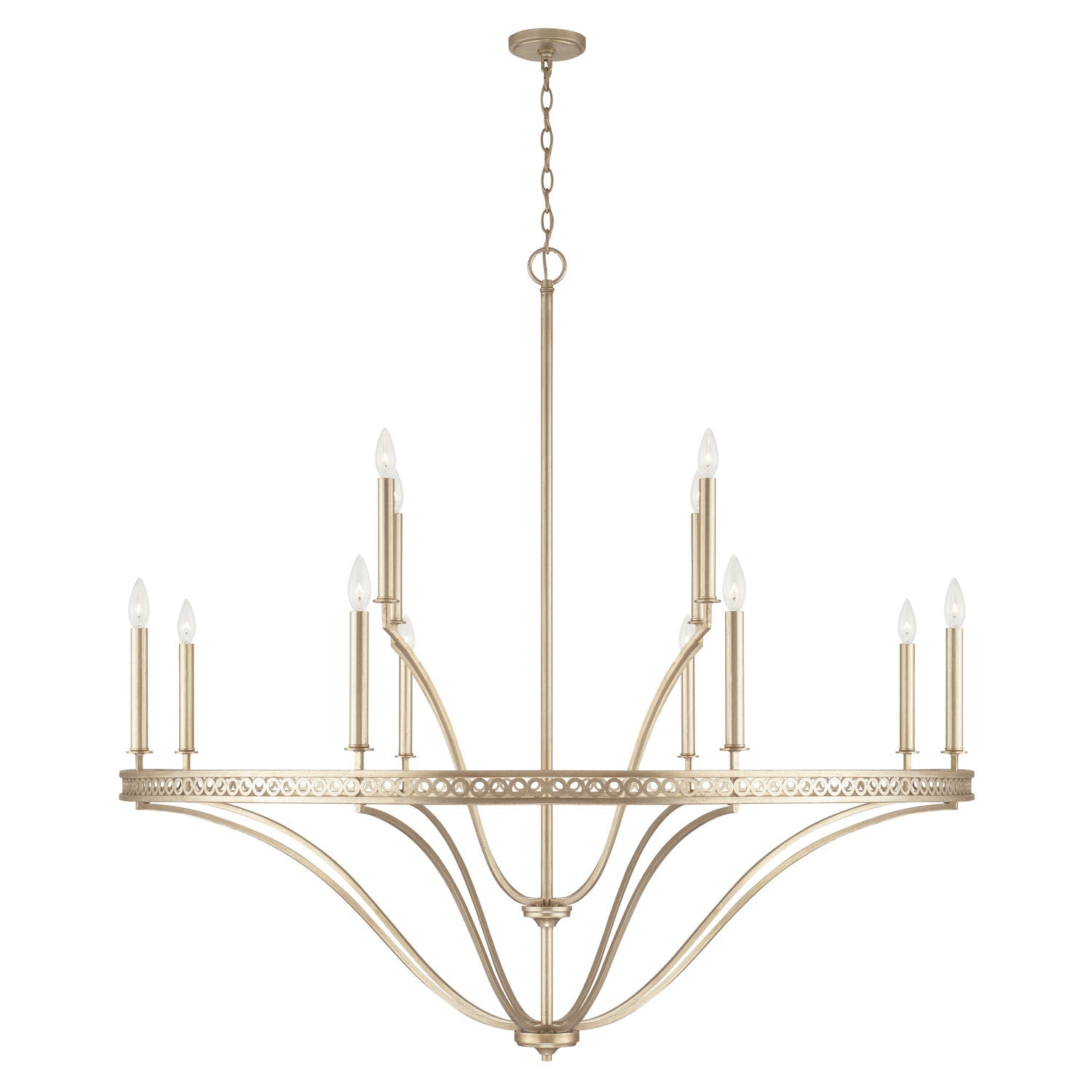 Capital Lighting 12-Light Crystal Chandelier - Elegant Dining Room Lighting Fixture for Home Decor | Perfect for Living Room, Bedroom & Entryway