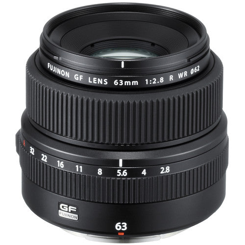 Fujifilm GF 63mm f/2.8 R WR Lens for GFX Cameras - Weather Resistant, Ø62mm Filter Size - Perfect for Portrait, Street & Landscape Photography