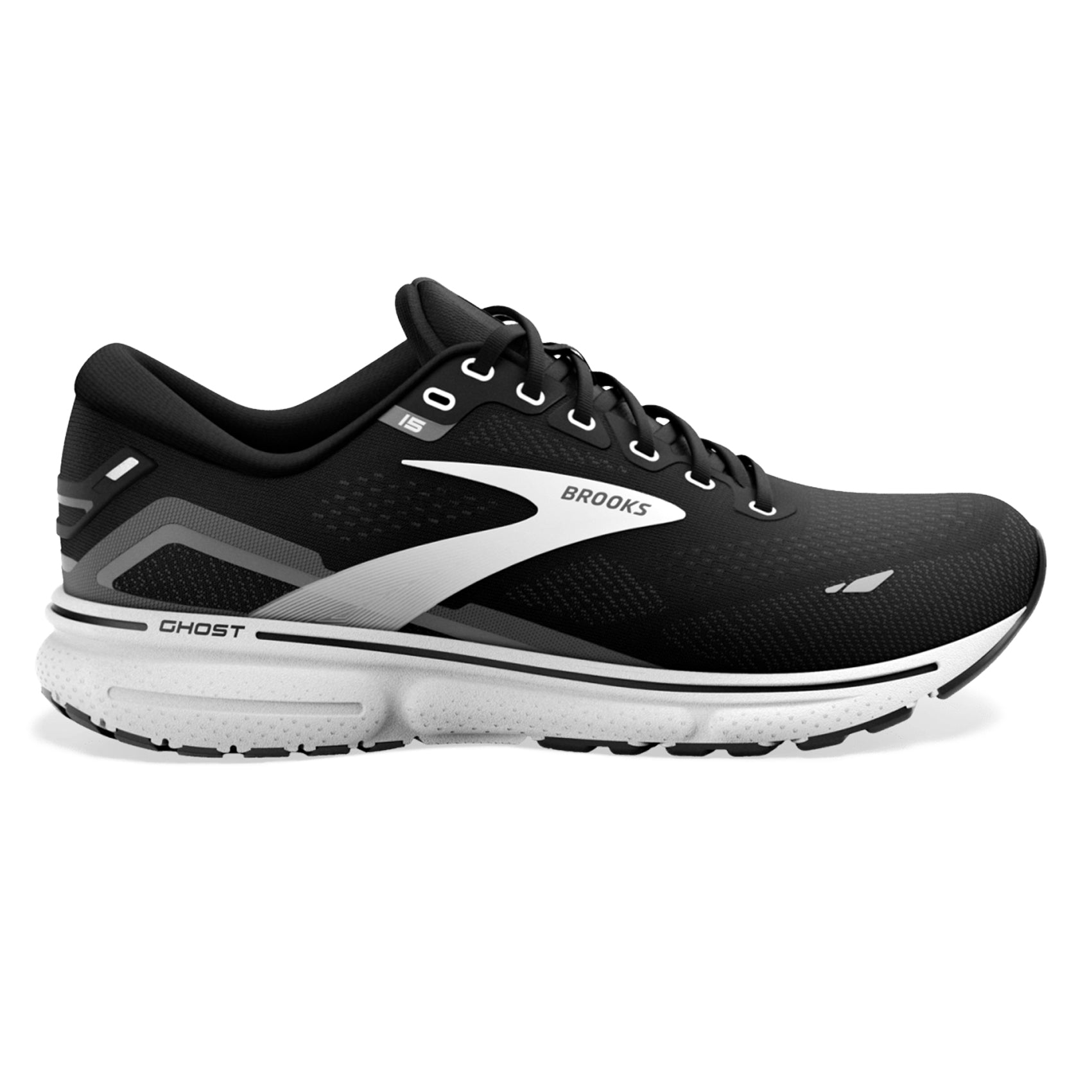 Men's Brooks Ghost 15 Running Shoes - Lightweight Cushioned Road Running Sneakers for Men | Perfect for Marathon Training, Jogging & Daily Workouts