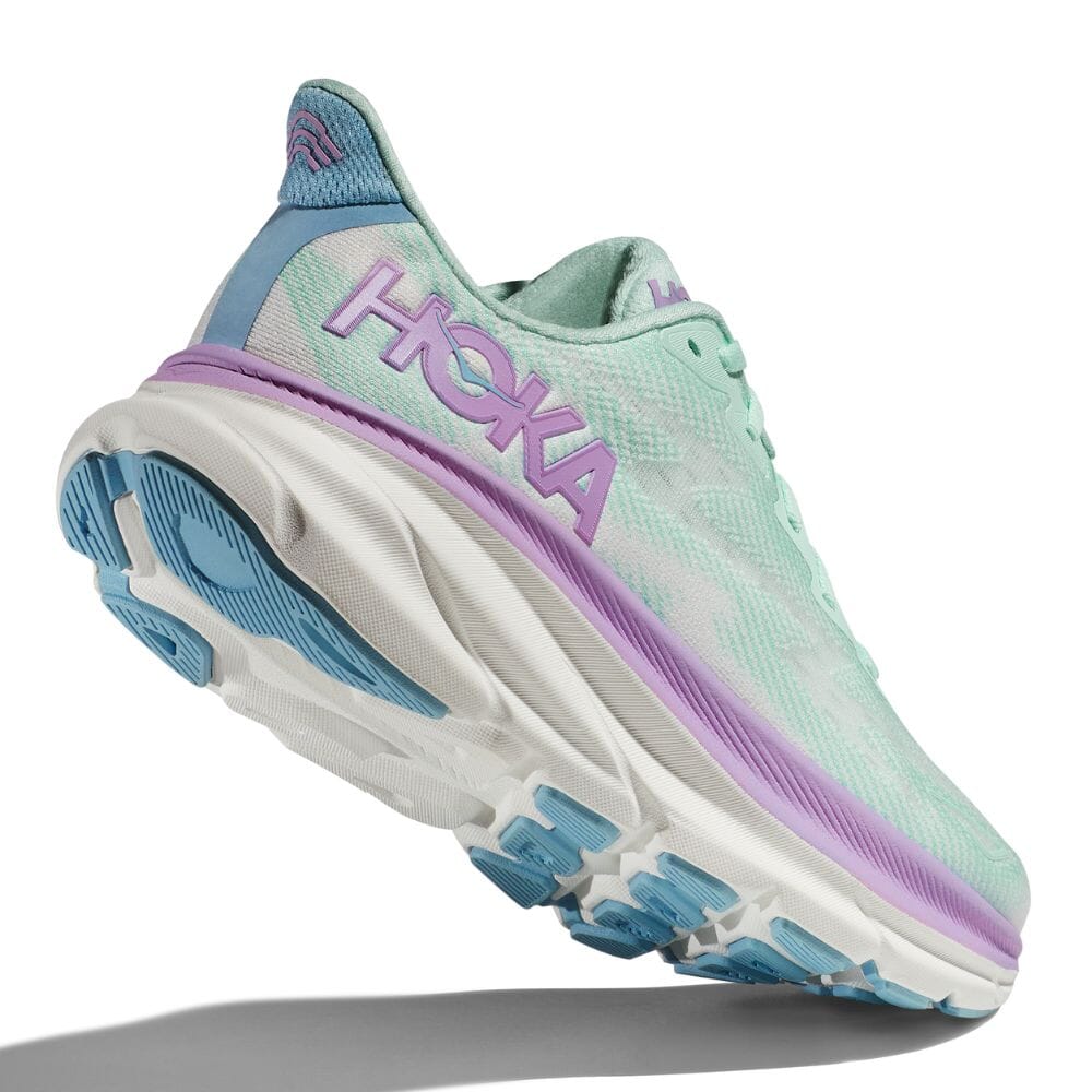 Hoka Women's Clifton 9 Running Shoes - Lightweight Cushioned Sneakers for Road Running, Jogging & Gym Workouts | Perfect for Marathon Training & Everyday Comfort
