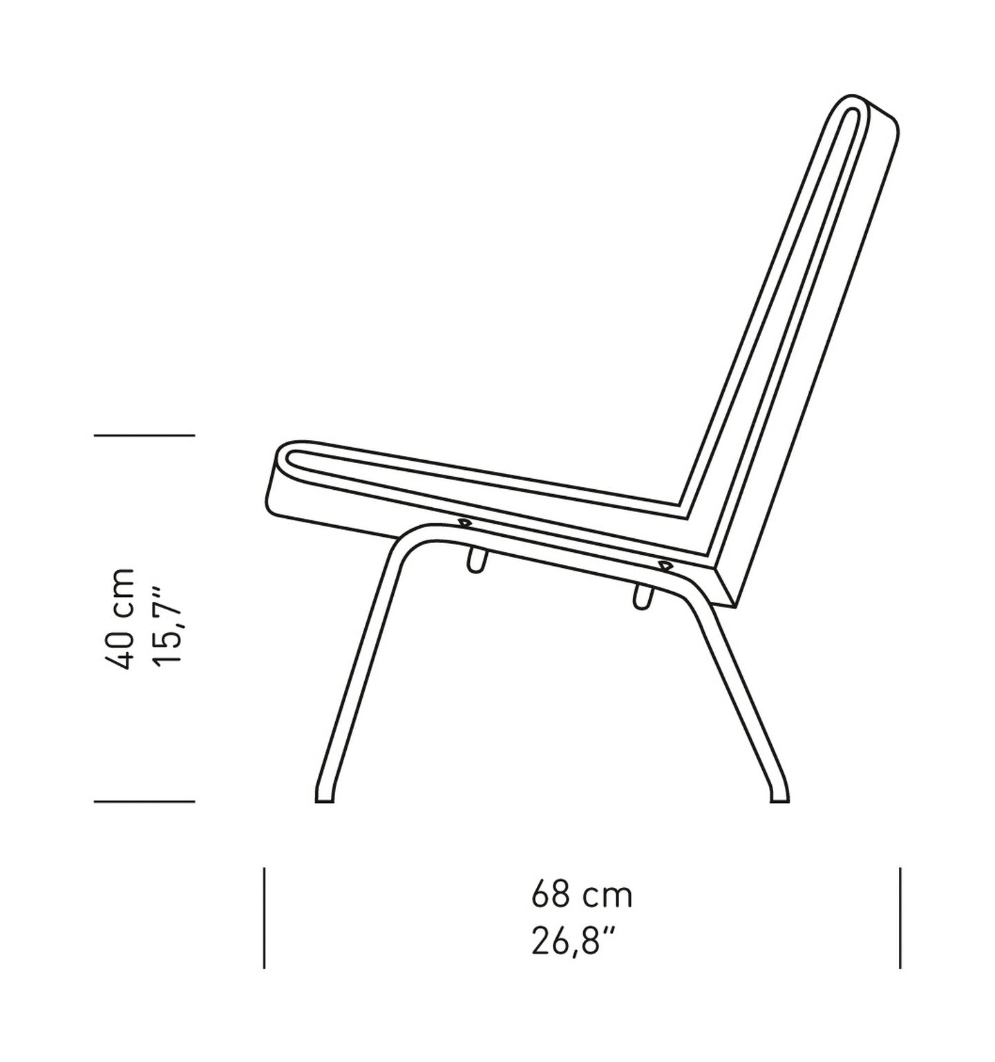 CH401 Lounge Chair - Modern Comfortable Recliner for Living Room, Bedroom & Office - Perfect for Relaxing, Reading & Napping