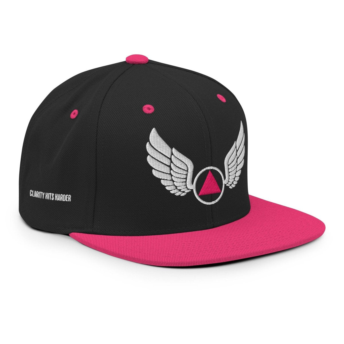 Wings Of Recovery Snapback Hat - Sobriety in Full Flight - Stylish Addiction Recovery Cap for AA Meetings & Sober Living Support