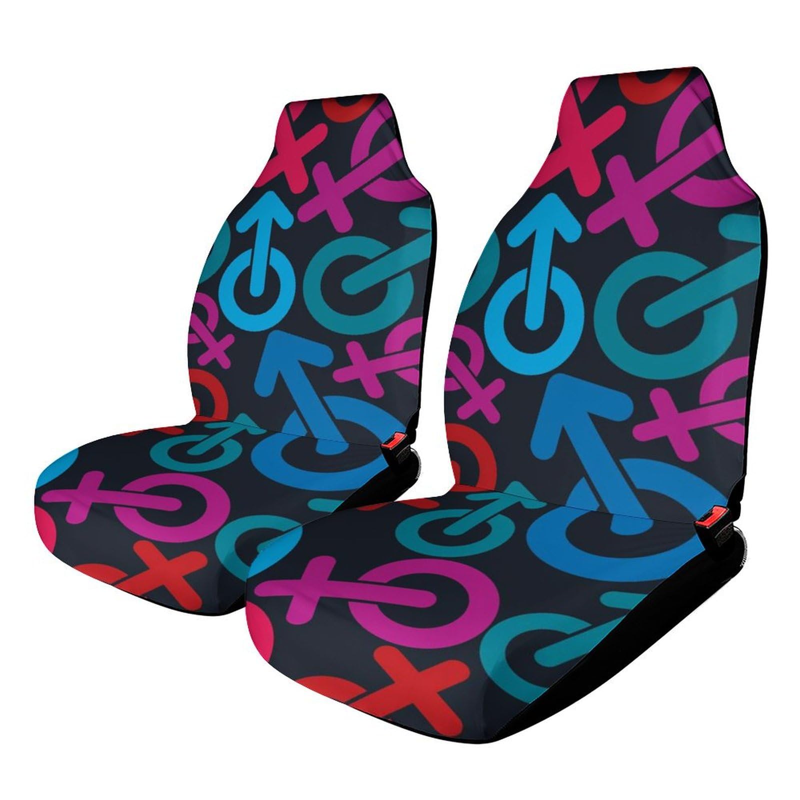 Durable Universal Car Seat Covers for Men & Women - Personalized Front Seat Protectors (2PCS) - Perfect for Trucks, SUVs and Daily Commuting