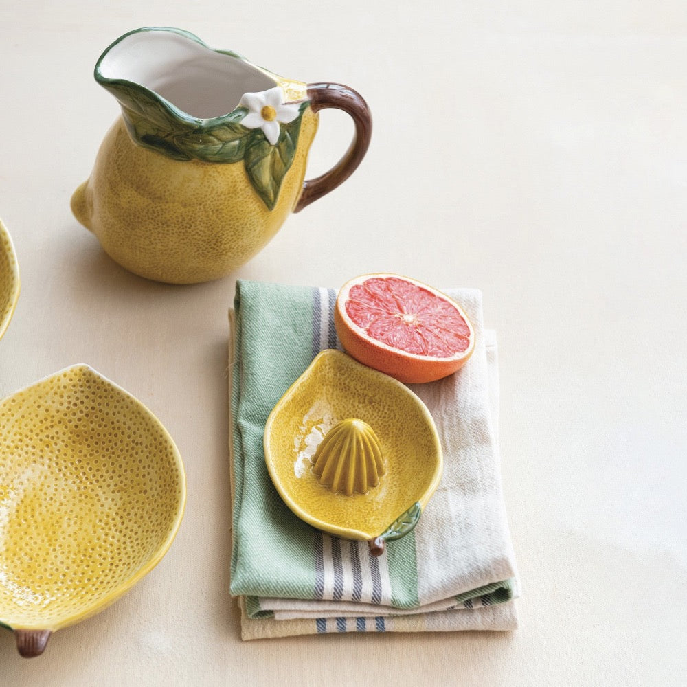 Premium Ceramic Lemon Squeezer - Handmade Juicer for Fresh Lemonade, Cocktails & Cooking - Perfect for Kitchen, Bar & Home Decor