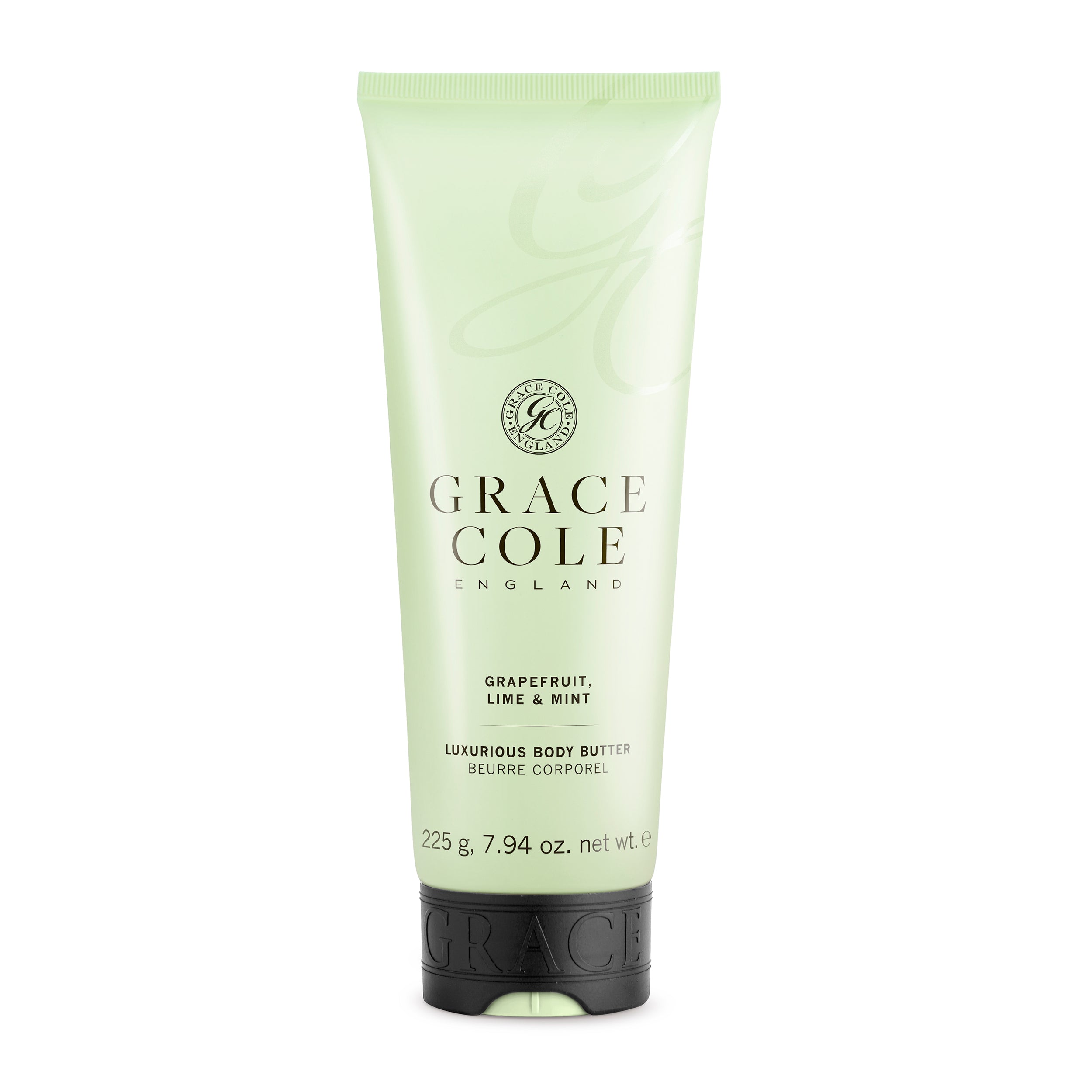 Grace Cole Body Butter 225g - Grapefruit, Lime & Mint Scented Moisturizing Cream for Dry Skin | Hydrating Hand & Body Lotion for Women & Men | Perfect for Daily Use, Gift Sets & Spa Days