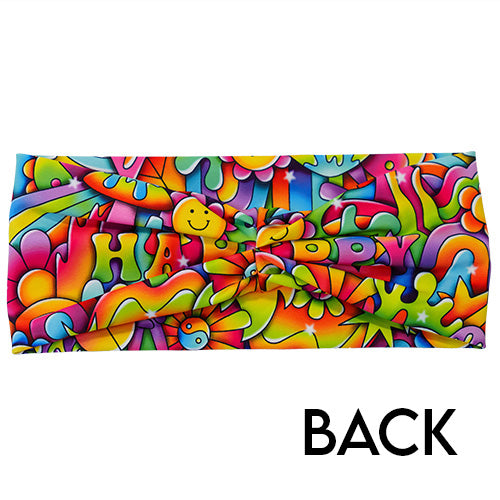 Peace & Love Headband - Stylish & Comfortable Hair Accessory for Women & Girls | Perfect for Yoga, Workouts, and Everyday Wear