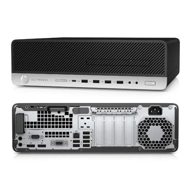 Refurbished HP EliteDesk 800 G3 SFF Desktop - Intel Core i5-7500 3.2GHz Quad-Core (7th Gen), 16GB RAM, 512GB SSD, Windows 10 Pro - Home Office & Business Computer with Intel HD 630 Graphics, DVD, USB-C, 1-Year Warranty