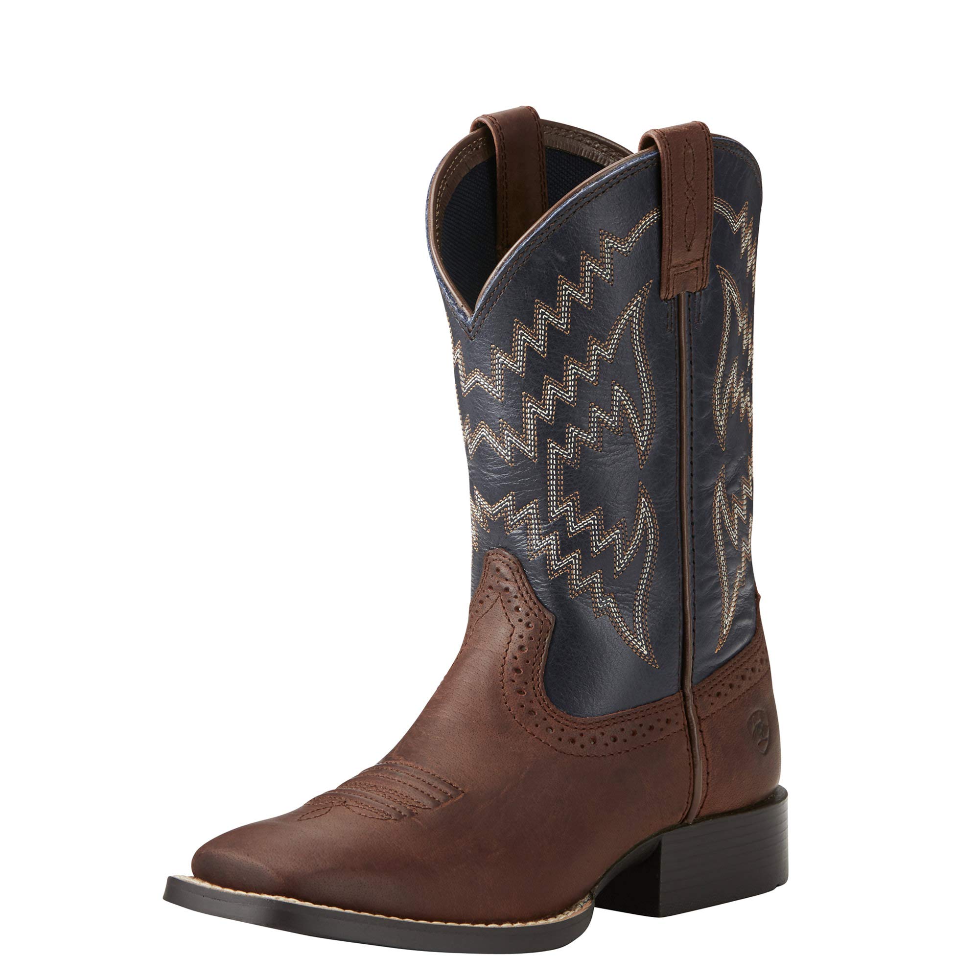 ARIAT Kids' Tycoon Western Boots - Durable Leather Cowboy Boots for Boys & Girls - Perfect for Rodeo, Horseback Riding & Country Style Outfits