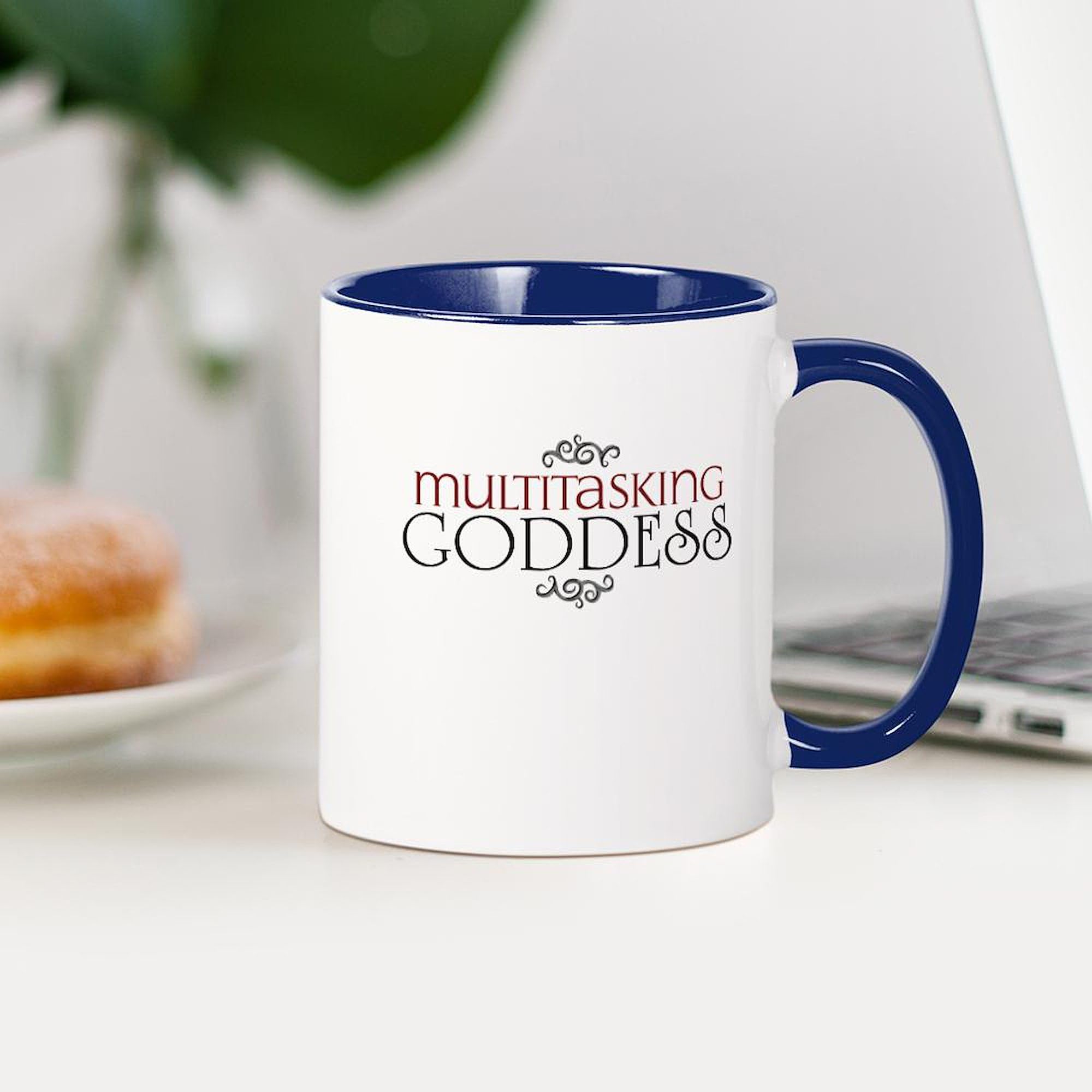 Multitasking Goddess Ceramic Coffee Mug - 11 oz (325 ml) by CafePress | Perfect for Office, Home & Gifts