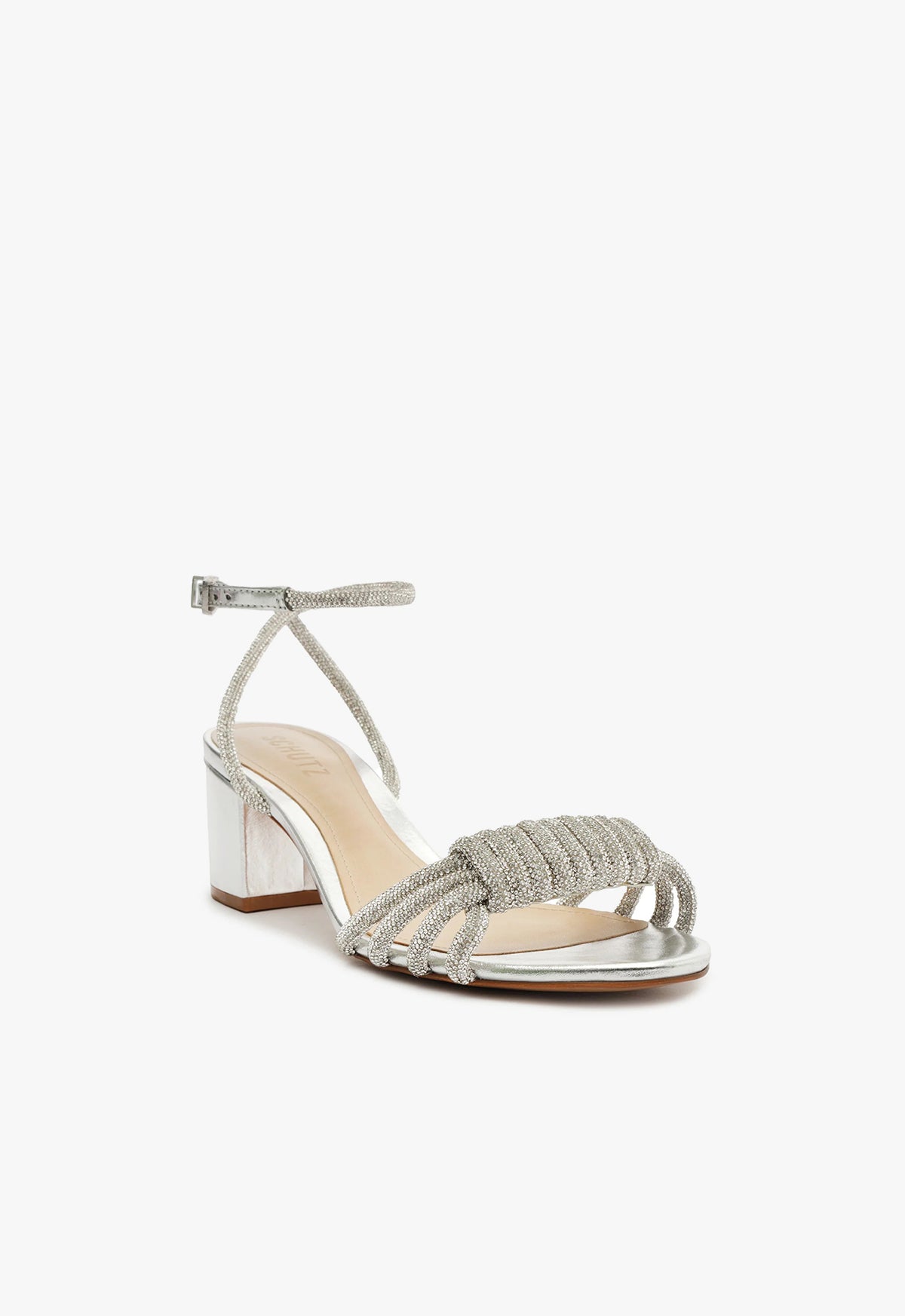 Jewell Mid Block Nappa Leather Sandals for Women - Comfortable Summer Slide Sandals with Cushioned Footbed | Perfect for Beach, Vacation & Casual Outings