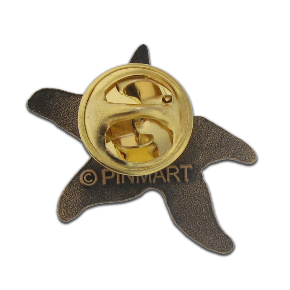 PinMart Starfish Lapel Pin with Inspirational Story Card - Meaningful Gift for Teachers, Nurses, Volunteers (Perfect for Appreciation Gifts, Motivational Pins, Charity Events)