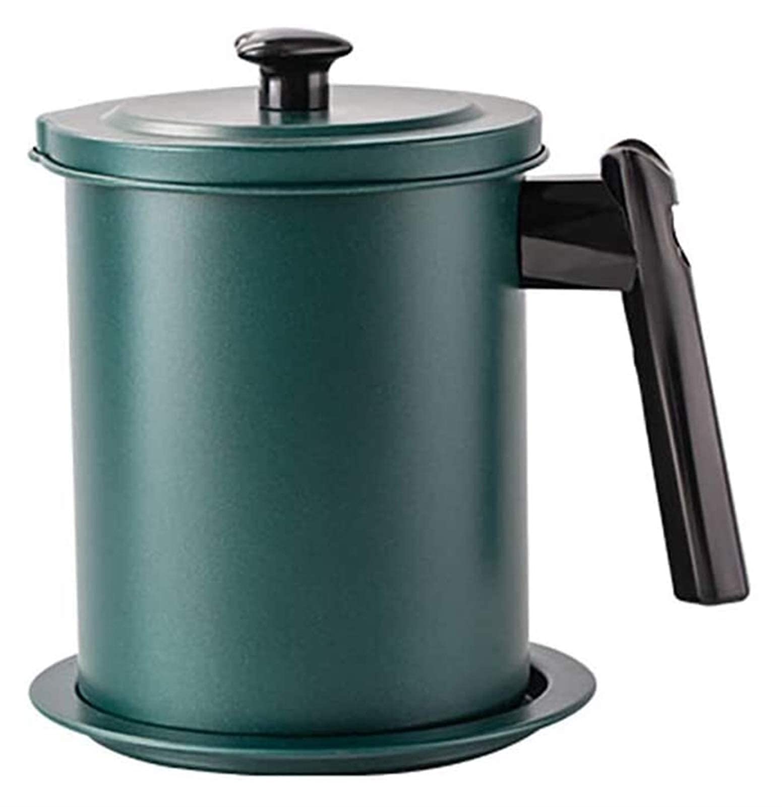 Premium Oil and Vinegar Dispenser with Stainless Steel Grease Strainer - Perfect for Kitchen, Cooking, and Food Preparation - Red & Green Color Options