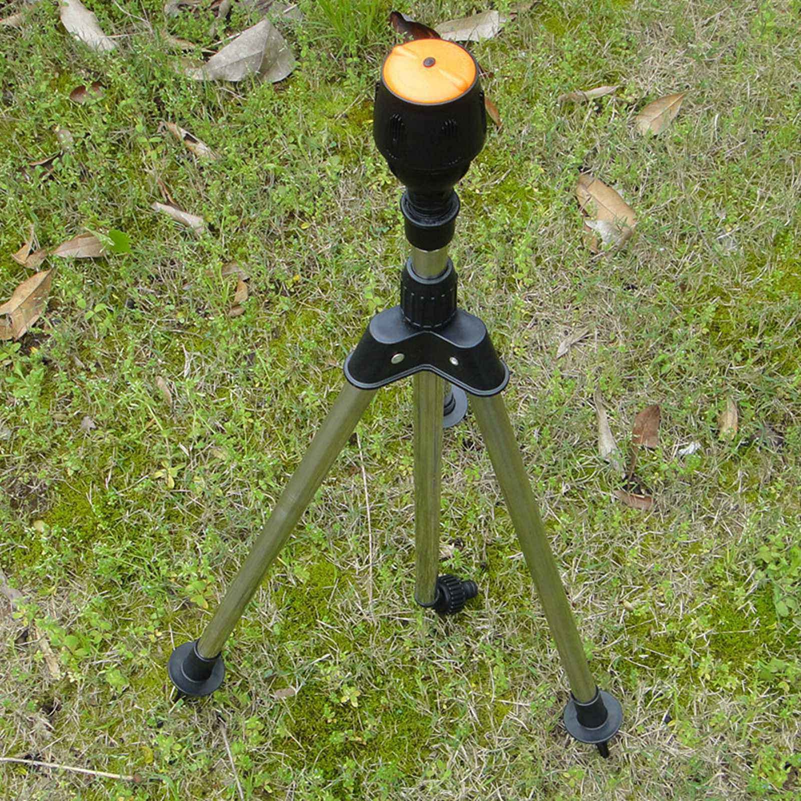 Gind 360 Degree Rotating Lawn Sprinkler - Automatic Rust-Proof Tripod Base for Farm & Garden Irrigation - Ideal for Large Yards, Lawns, and Agricultural Fields