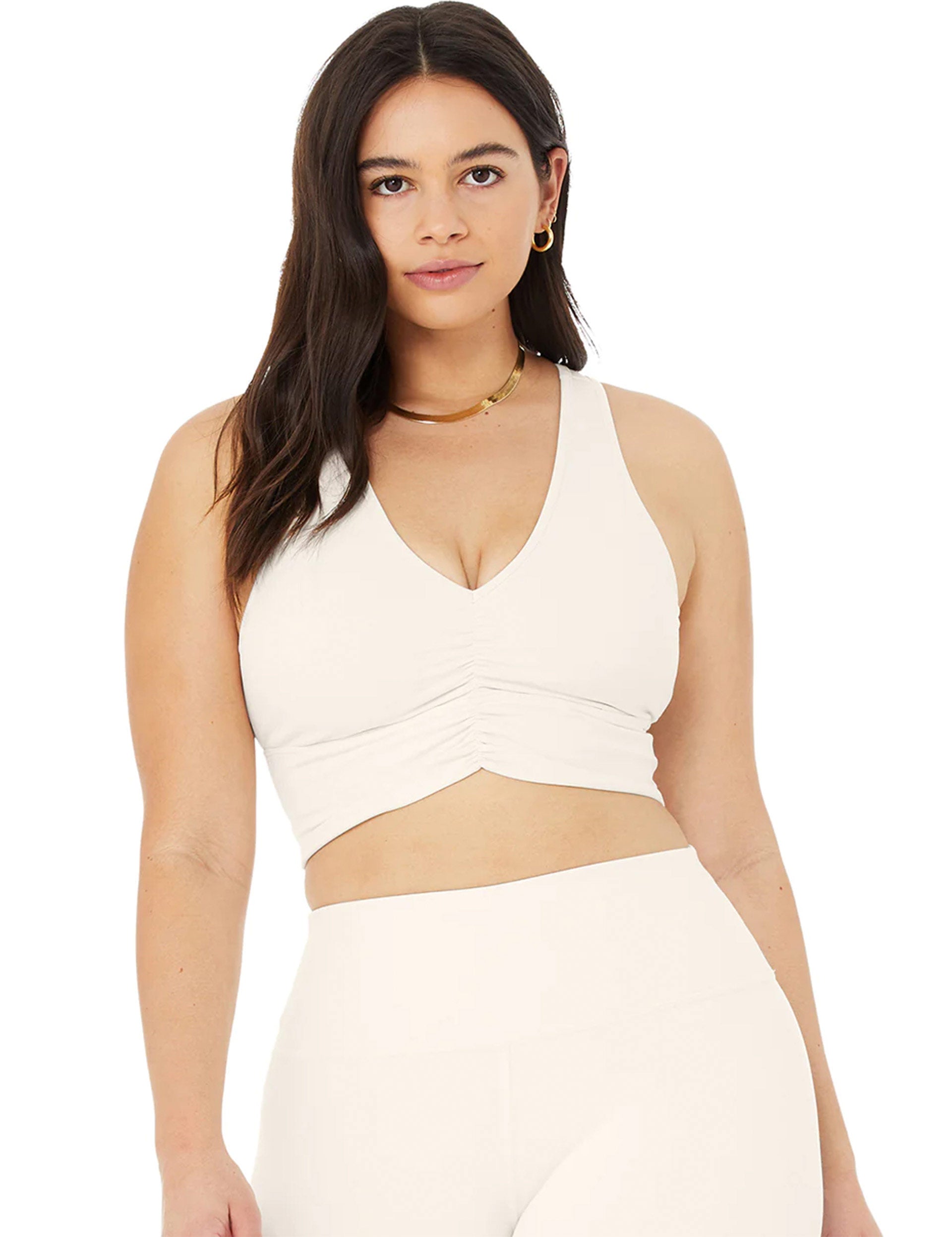 Wild Thing Bra Ivory - Comfortable Lace Bralette for Women, Wireless Soft Support, Everyday Wear & Layering Under Clothes