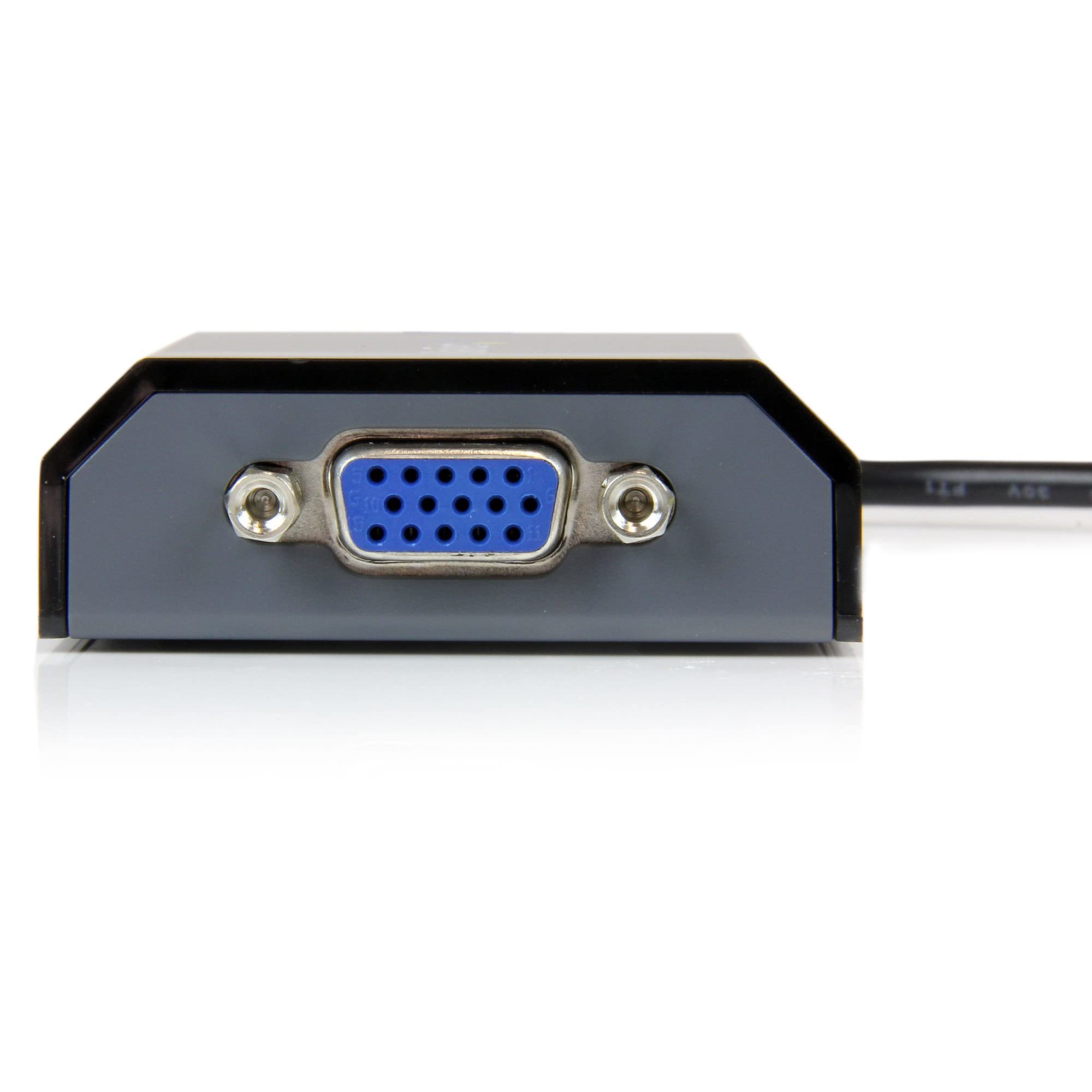 USB to VGA Adapter Converter - External Monitor Display Port for Laptop, PC, Desktop - Perfect for Home Office, Gaming, and Presentations