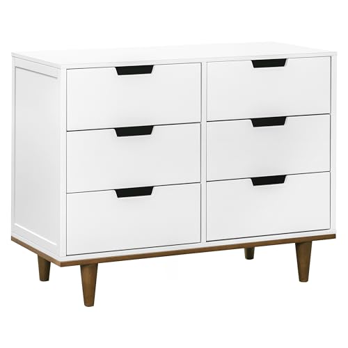 White With Walnut Legs