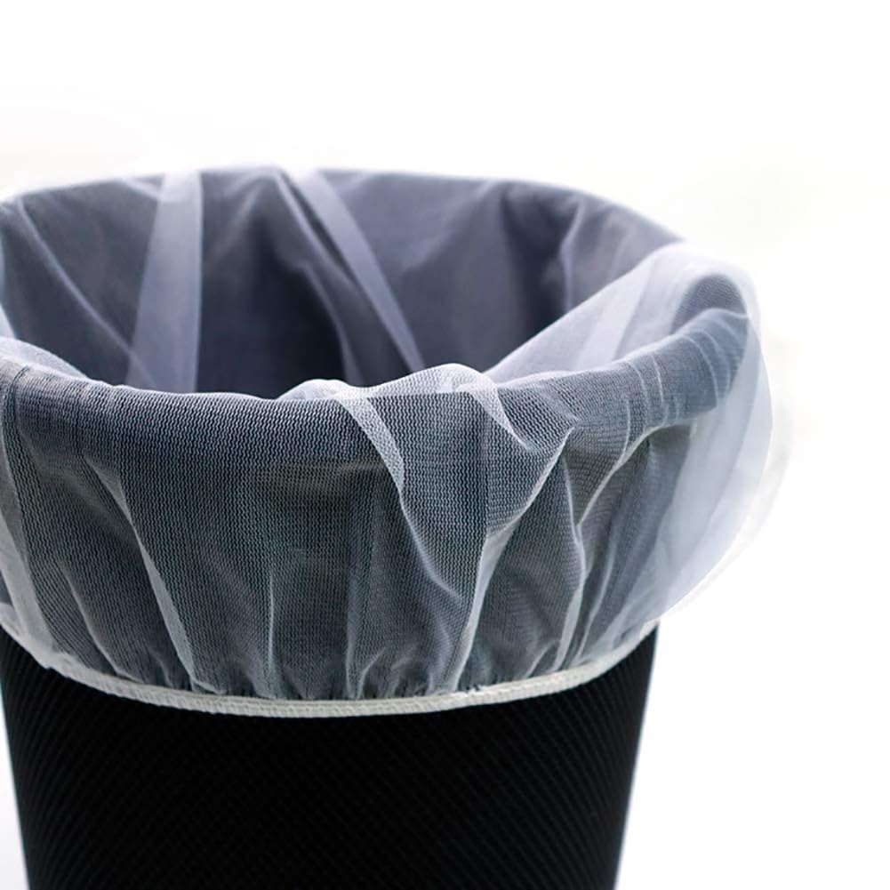 5 Pcs 5 Gallon Paint Strainer Bags - Fine Mesh Filter Bags with Elastic Top for Hydroponics, Gardening & Painting - Reusable White Bucket Strainers for DIY Projects & Home Improvement