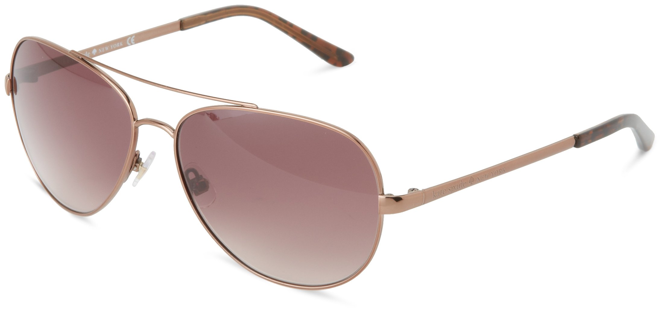 Kate Spade New York Women's Avaline Aviator Sunglasses - UV Protection, Polarized, Fashionable Retro Style for Women | Perfect for Beach, Driving, Travel & Outdoor Activities
