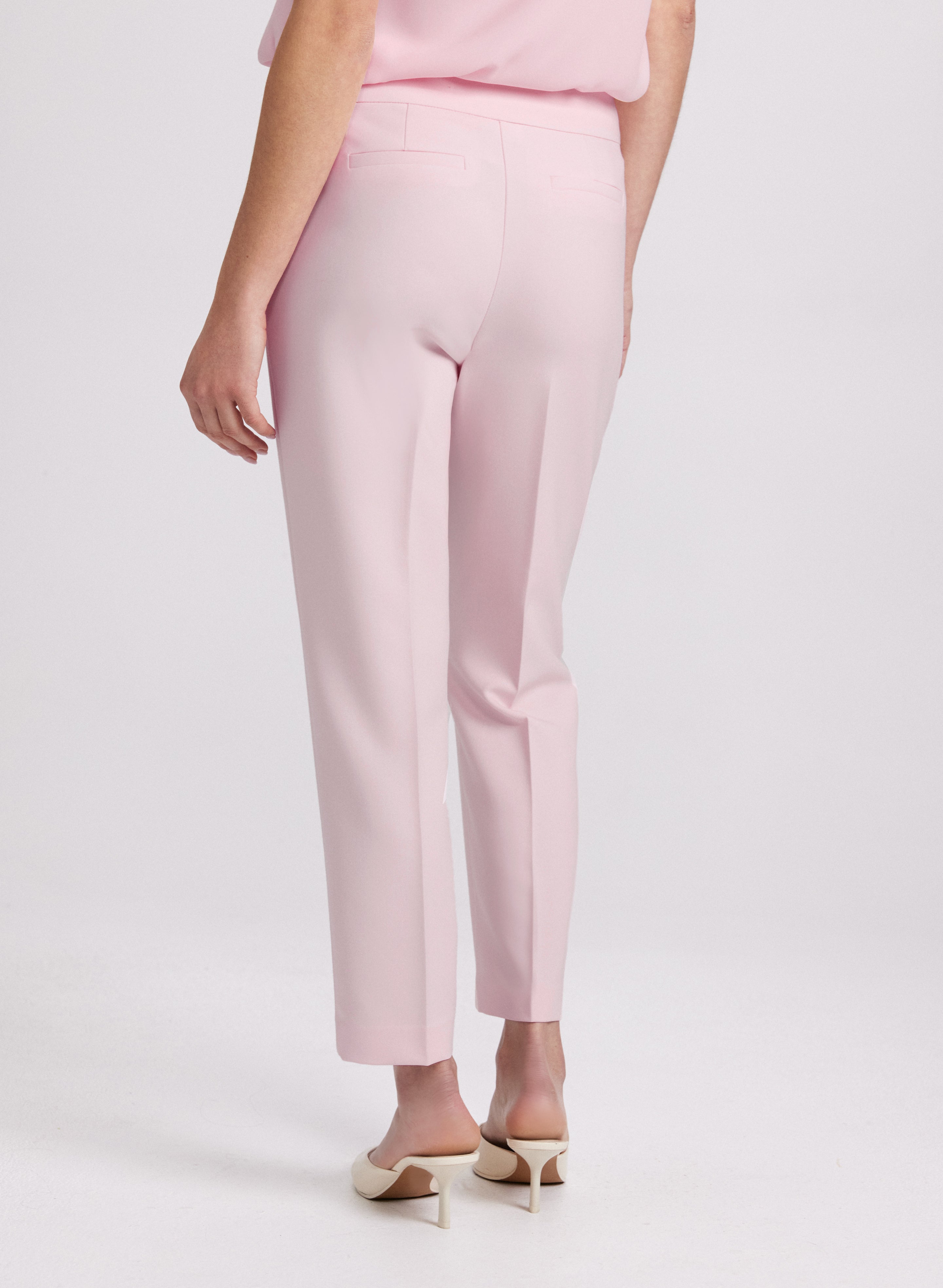 Emma Slim Leg Pants for Women - High Waist Stretchy Comfortable Trousers for Work, Office & Casual Wear | Perfect for Business, Travel & Everyday Outfits