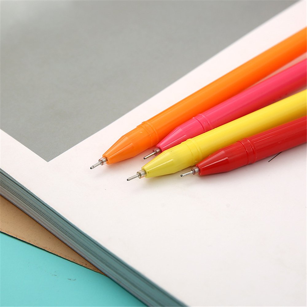 Kawaii Fruit-Shaped Gel Pens - 6 Pack Cute Expressive Writing Pens for School, Office & Kids | Fun Stationery Supplies for Girls & Boys | Perfect for Note-Taking, Journaling & Gift Giving