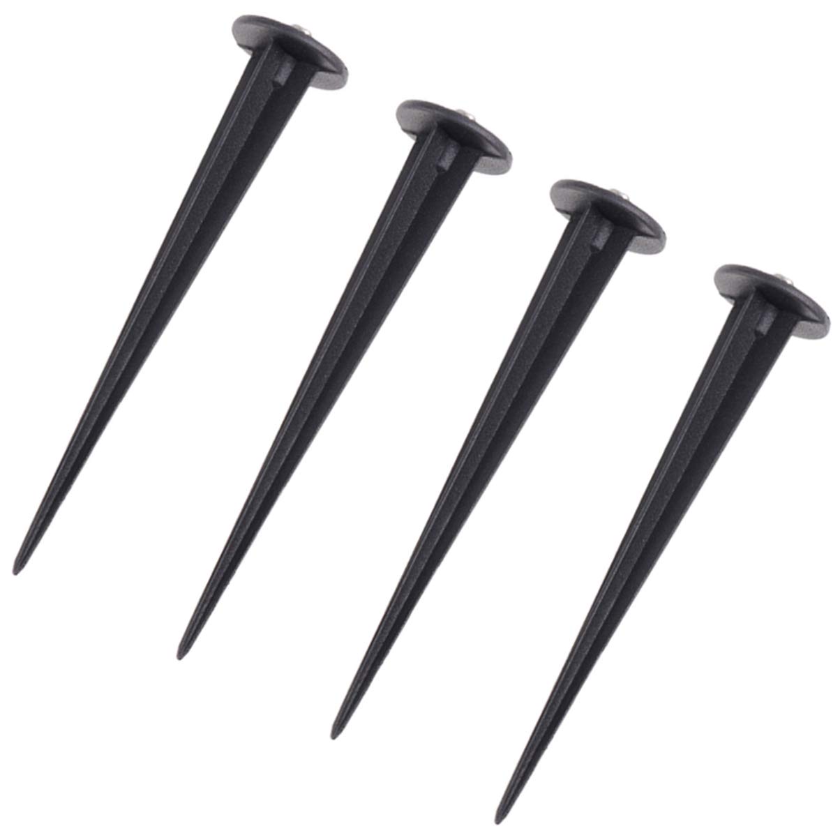 4pcs Solar Path Light Replacement Stakes with M5 Screw - Durable Ground Stake Accessories for Solar Lights - Perfect for Walkway, Patio, Garden & Yard Decoration