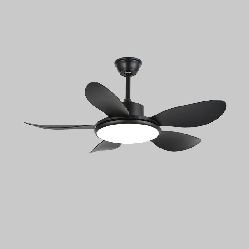 Brinley 48/52 Inch Ceiling Fan with Light Kit - Modern Indoor/Outdoor Fan for Living Room, Bedroom, or Patio