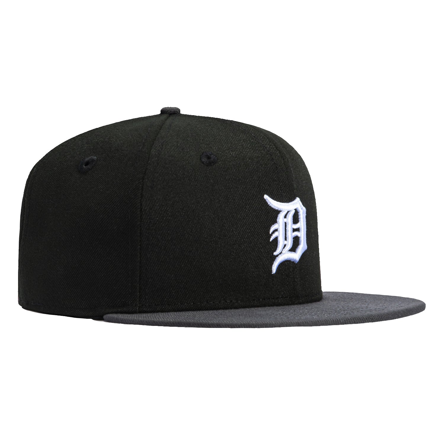 New Era 59Fifty Detroit Tigers Baseball Cap - Black & Graphite Adjustable Snapback Hat for Men & Women | Perfect for Baseball Games, Streetwear Fashion & Sports Fans