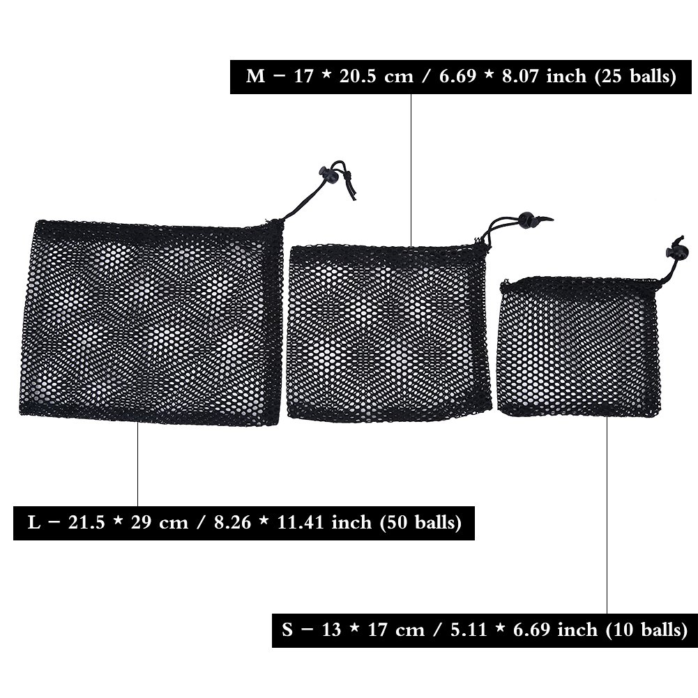 2 Pack Mesh Drawstring Ball Bags - Large Sports Ball Storage Pouch for Basketball, Soccer, Volleyball | Perfect for Gym, Court & Travel Organization