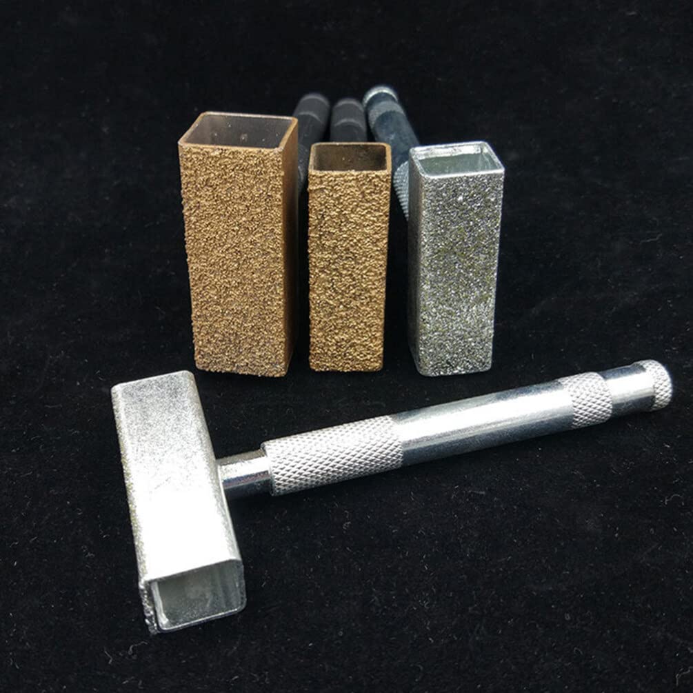Diamond Grinding Wheel Dresser Tool - Flat Diamond Coated Surface for Truing, Deburring & Sharpening Wheels - Perfect for Metalworking, Woodworking & DIY Projects