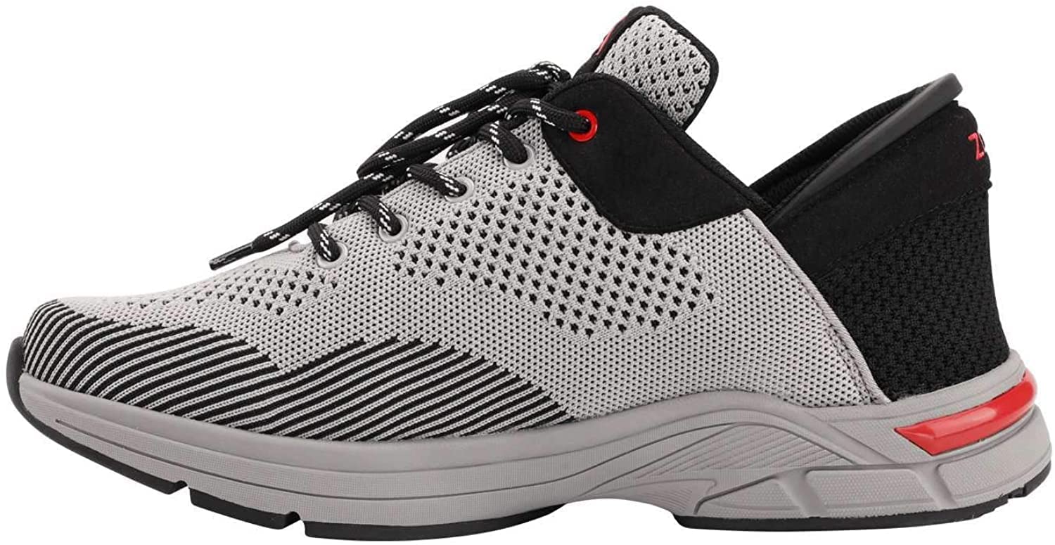ZEBA Men's Hands Free Slip-On Walking Shoes - Comfortable Lightweight Sneakers for Walking, Travel & Everyday Wear