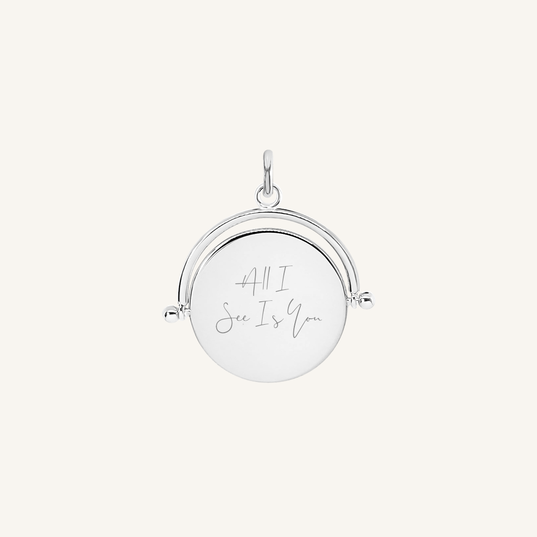 Jessica Urlichs Etch Pendant Necklace - Elegant Personalized Jewelry Gift for Women | Perfect for Anniversaries, Birthdays & Special Occasions