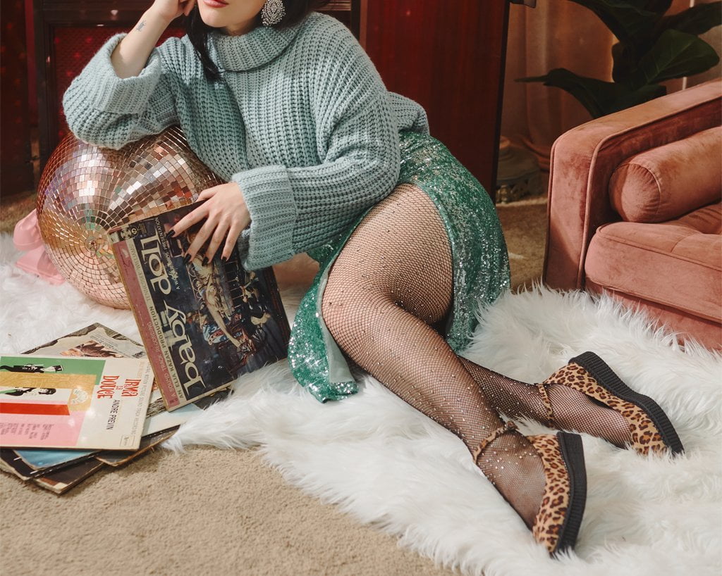 Leopard Print Pointed Toe Ballet Flats with Ankle Strap - Comfortable Women's Dress Shoes for Work, Party & Casual Wear