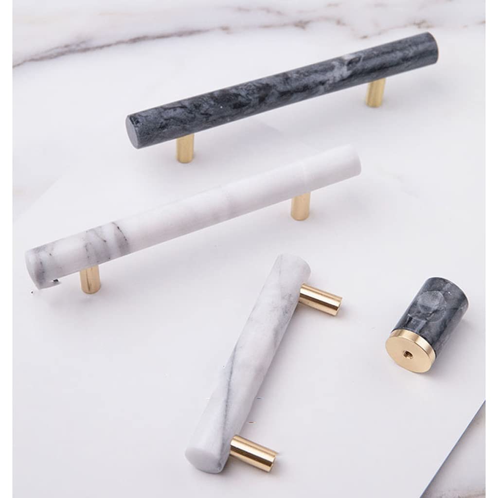 Premium Marble Cabinet Handles - Elegant Wardrobe & Dresser Drawer Pulls for Home Decor | Perfect for Kitchen, Bathroom & Bedroom Furniture