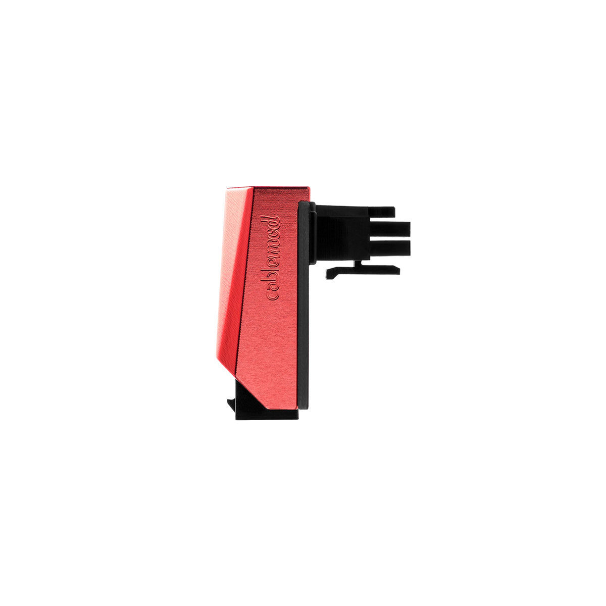 CableMod 12VHPWR 90 Degree Angled Adapter - Variant B (Red) | PCIe 5.0 GPU Power Connector for RTX 4090/4080 | Safe Cable Management Solution for Gaming PC & Workstation Builds